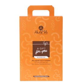 Alama Set Curl Kit: Shampoo, Detangling and Modelling Fluid for Curly Hair (300ml, 300ml, 50ml)