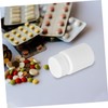 Beavorty Screw Cap Sample Bottles 50ml 20pcs White Plastic Pill