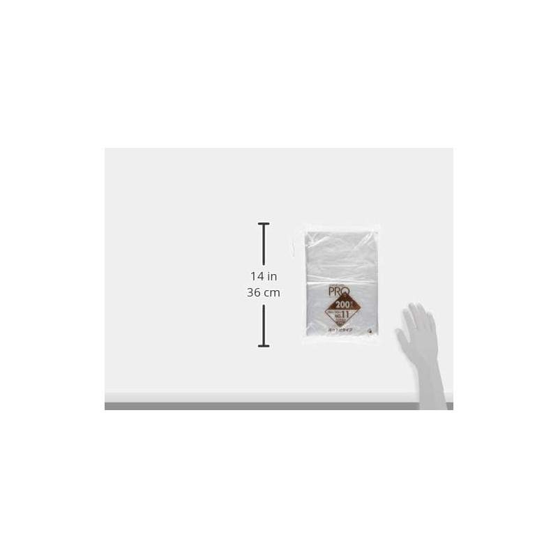 Nippon Sanipak Hanging Plastic Bags, Standard Pro, Translucent, 400 Sheets