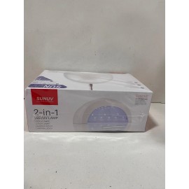 Sunuv Nail Drying Lamp 2-in-1 LED/UV Cure Nailpolish 2x Faster NEW
