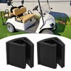 Aramox 2pcs Rubber Auto Club Car Windshield Retaining Clips Cart