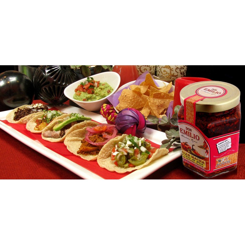 3 pack Salsas "Machas" Don Emilio 9 oz each (Árbol