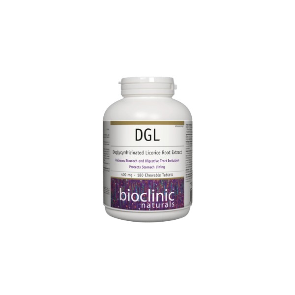 Bioclinic Naturals Deglycyrrhizinated Licorice Root Extract, 180 tablets