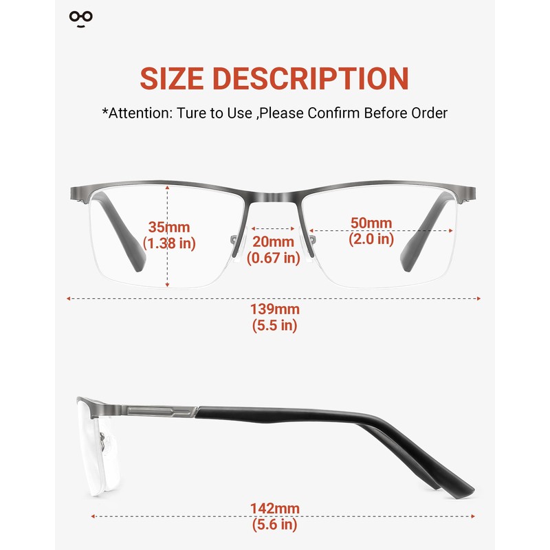 JOLISU 4 Pack Reading Glasses Men, Blue Light Blocking Computer