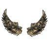 1 Pair Angel Wings Metal Mural Wall Sculpture Decor for