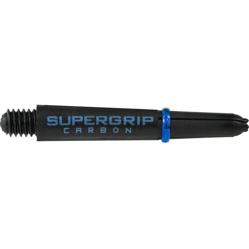 Harrows Supergrip Carbon Shafts - 5 sets (15) (Short, Black/Aqua)