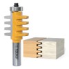 XDENGP Professional Finger Joint Router Bit 1/2" Shank, Reversible Finger