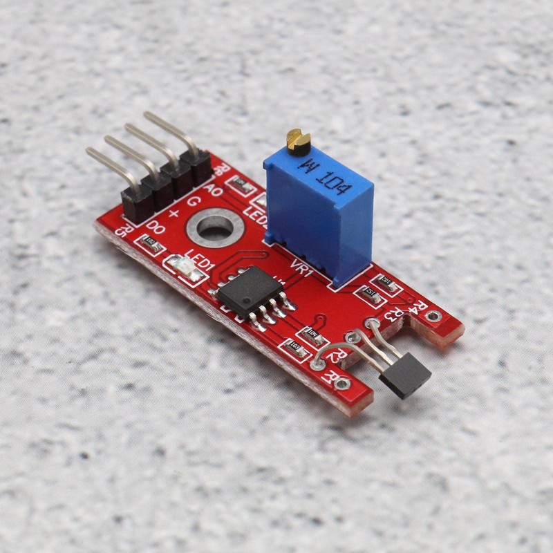 eMagTech 5PCS KY-024 Linear Magnetic Hall Effect Sensor Module Compatible