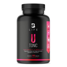 Complejo de Arndano, Vitamina C y Hojas de Abedul. 180 Cpsulas. Ingredientes naturales. U Tonic B Life.                                               