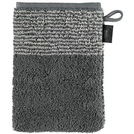 Cawö Home Handtücher Luxury Home Two-Tone 590 Schiefer - 77 Waschhandschuh 16x22 cm