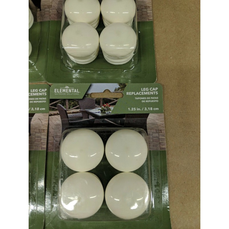 Elemental Outdoor Solutions 4 Packs Outdoor Chair Leg Cap Replacements