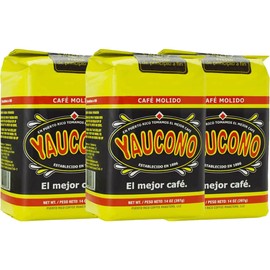 Cafe Yaucono Ground Coffee Cafe Molido 8oz 3 Pack