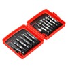 sourcing map 13pcs Combination Drill Tap Bit Set, SAE 6-32NC