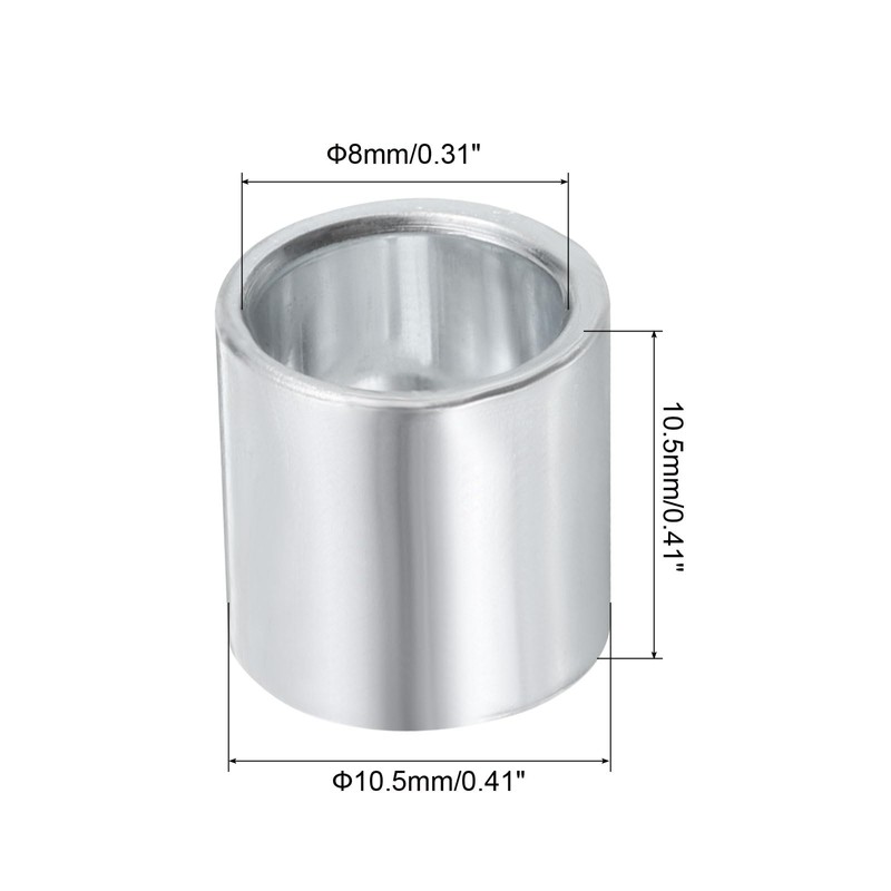 sourcing map 8 Pcs Wheel Spacers, Inline Skate Axle Spacer