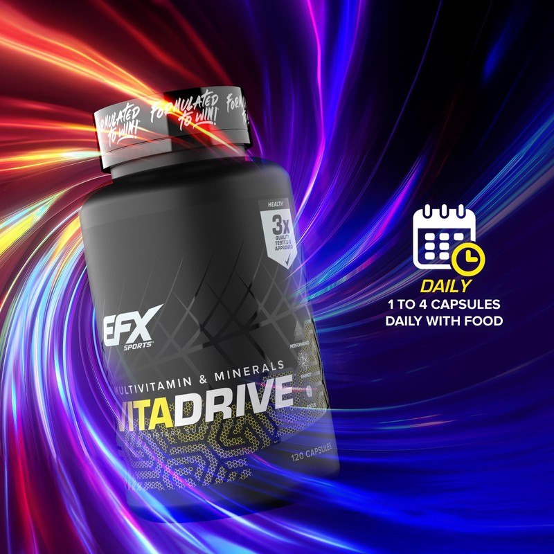 EFX Sports Vita Drive | Multivitamin Formulated for Athletes |