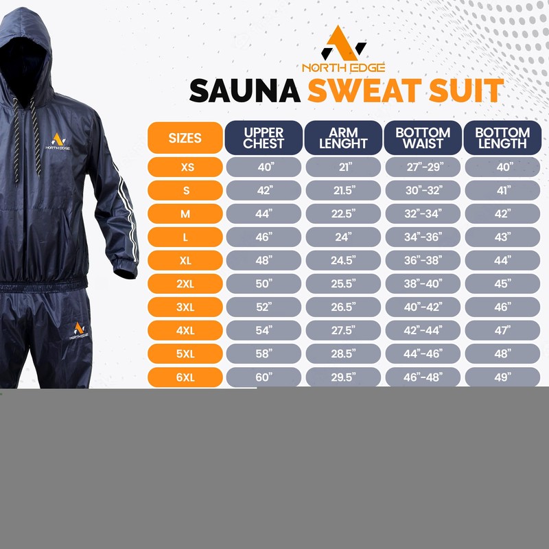 NORTH EDGE NORTH EDGE Heavy Duty Sweat Suit Sauna for