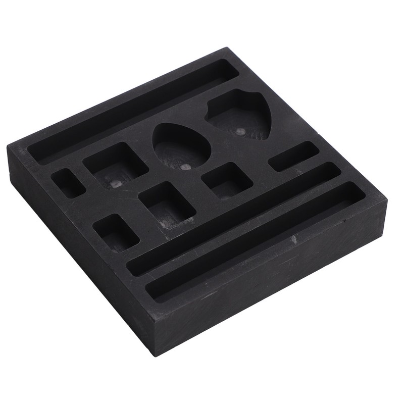 Graphite Ingot Mold for Metal Casting 11 Holes Easy Demoulding