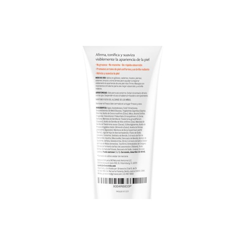 Bum Bum Cream Crema Corporal Reafirmante para Cuerpo, 240 ml