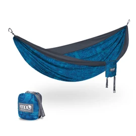 ENO DoubleNest ハンモック 軽量 ポータブル 1~2人用 ハンモック キャンプ ハイキング バックパッキング 旅行 フェスティバル ビーチ 国立公園財団/チャコール