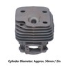 Cylinder Piston Kit Chainsaw Replacement Accessoires 50mm Fit for Husqvarna