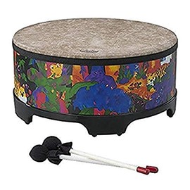 Remo KD-5816-01 Kids Percussion Gathering Drum - Fabric Rain Forest, 16"