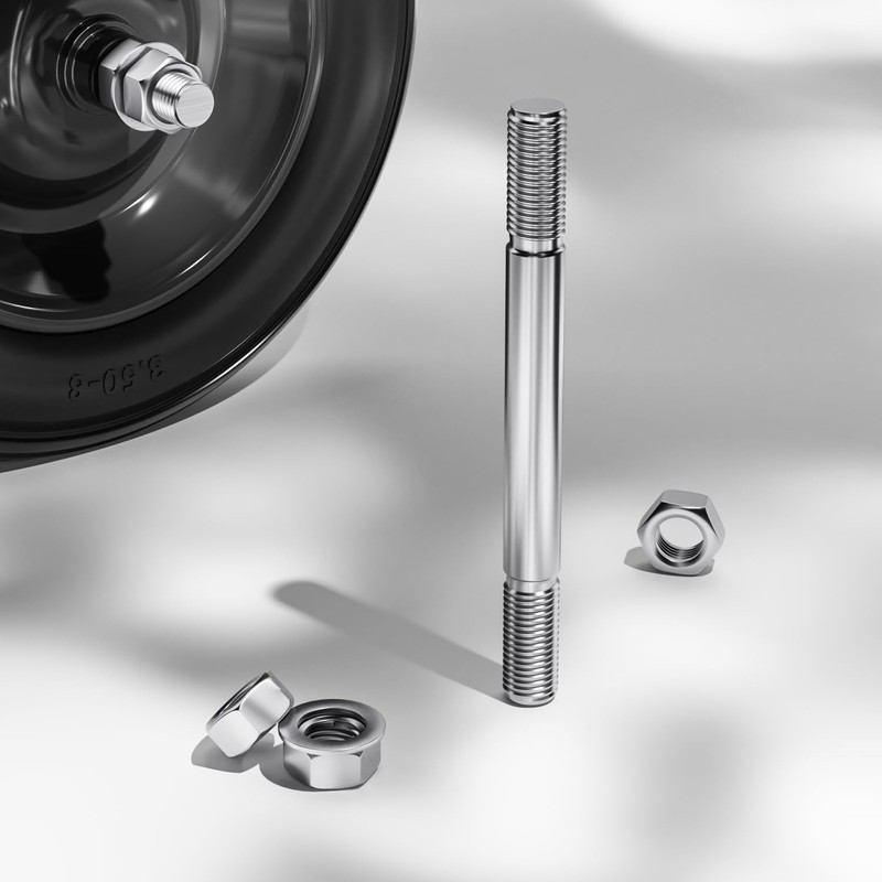 Standard Full-Floating Axle for Wheelbarrow Size 135x20 -120kg load