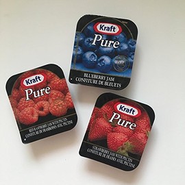Kraft Jams Variety Pack - Strawberry, Blueberry, Raspberry