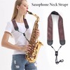 Lvkjafaz Saxophone Neck Strap,Alto Tenor Bari Soprano Sax Neck Harness,Musical