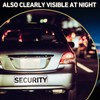 Skyygemm 4 Pcs Security Car Magnetic Signs Reflective Security Heavy
