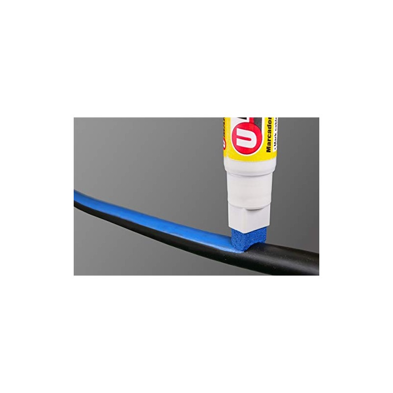 U-Mark U-Phase® Large Wire Marker, White 10705MCM