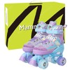 MammyGol Roller Skates for Kids Boys Girls, Adjustable Quad Skates
