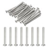 PATIKIL #10-24 x 2-1/2 Inch Flat Head Socket Cap Screws,