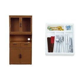 Rement Petite Sample Series Combination Cupboard, Approx. H 9.4 x W 4.3 x D 2.8 inches (240 x 110 x 71 mm)