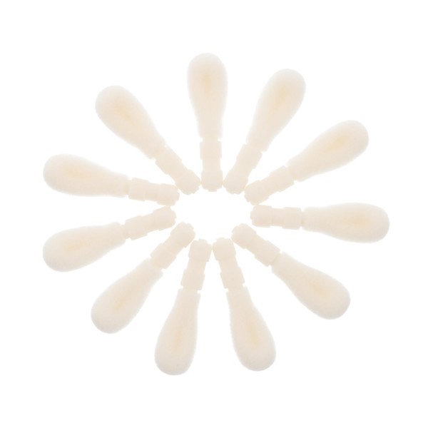 Baluue 50pcs Makeup Brush Replacement Heads Lip Brush Heads Soft