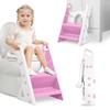 Beavtaens Potty Training Seat, Upgrade Foldable Step Stool, Climbable and