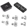 YINETTECH 15Pcs 1/4 Inch Camera Screw Kit Plate Mounting Screw
