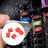 Partuto 5 Pcs Mini 10AMP APM/ATM Universal Car Fuse Blade