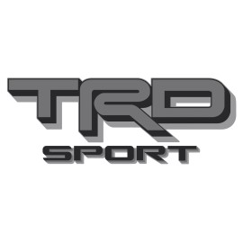 GOLD HOOK 2024 toyota tacoma trd sport decal, Set of 2, Black, Gray