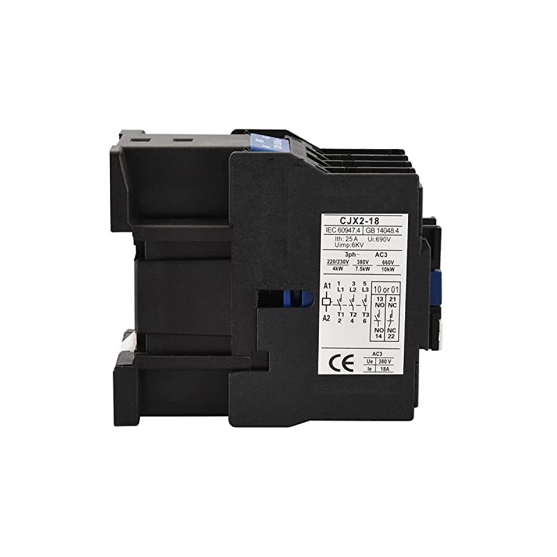 XMHF AC Contactor CJX2-2510 110V 40A 50/60Hz Coil 3P 3