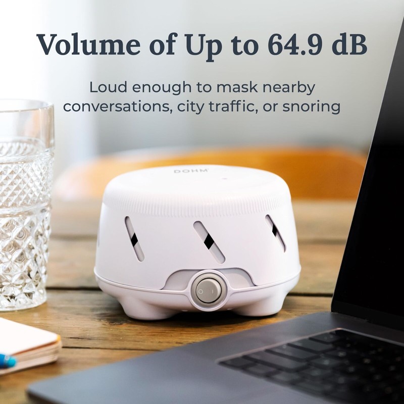 Marpac Dohm Uno White Noise Machine for Sleep Sound Masking