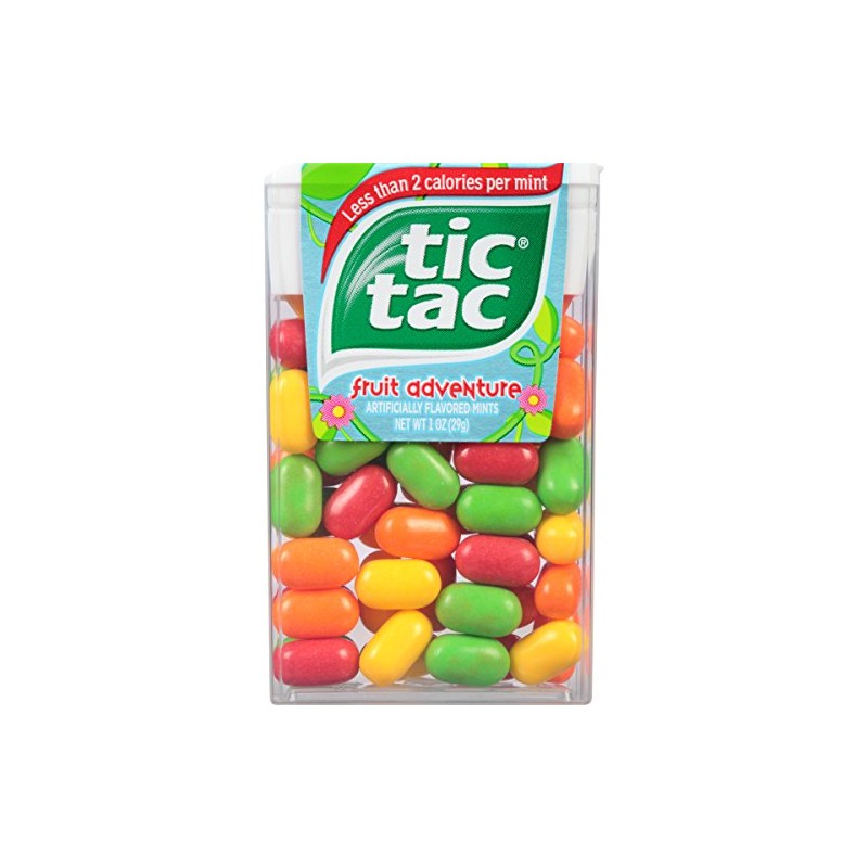 Tic Tac Mints Fruit Adventure Singles, 1 Ounce 12 pack