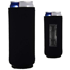 Magnetic Neoprene Slim Can Coolie (Black, 4)