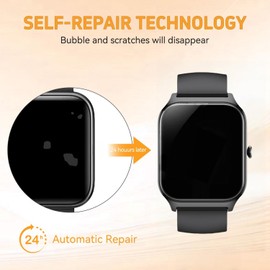 Frgnie Screen Protector Designed for PEFUPEW P114 Smart Watch 1.85”, Soft HD Clear TPU Film Designed for paybay CASCHO P125 Smartwatch