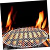 Gatuida Round Stainless Steel Grill Mesh Multi Function Barbecue Accessory