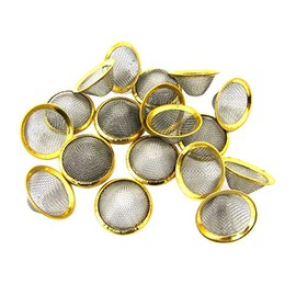 20mm Pipe Screens Gauzes Conical Steel Brass Pipe Bowl Metal Filters Pipes (20)