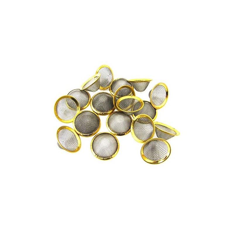 20mm Pipe Screens Gauzes Conical Steel Brass Pipe Bowl Metal