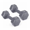 CAP Barbell Cast Iron Hex Dumbbell, Pair, 10 lb