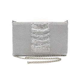 Womens clutch metal mesh evening purse bag for Cocktail Party Prom Wedding Banquet