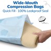 Umimile Vacuum Storage Bags for Travel with Electric Pump, Reusable