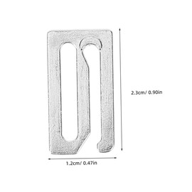 OHPHCALL Metal Bathing Suit Clips 8 Pcs Barber Cape Hooks Hair Cape Clips Bra Hooks Fastener for Professional Salon